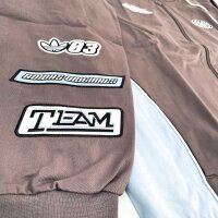 adidas Originals, KA9815, Motorsport Jacket, Size XL, Brown/Sky Blue
