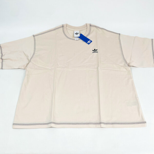 adidas JW0970 Trefoil Essentials T-Shirt Herren Größe L Wonder White