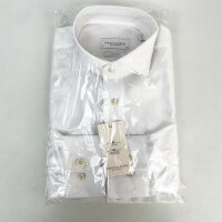Profuomo Twill Shirt Extra Long Sleeves, Mens, Size 37, White, PP2H00011A