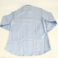 Profuomo Two-Ply Twill Shirt, Mens, Size 42, Light Blue, PP2H00010B