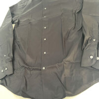 Profuomo PP2H00010D Two-Ply Twill Shirt Mens Size 37 Black