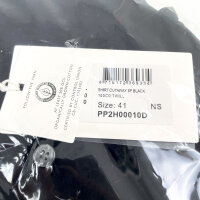 Profuomo Two-Ply Twill Shirt, Mens, Size 41, Black, PP2H00010D