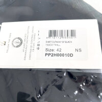 Profuomo PP2H00010D Two-Ply Twill Hemd Herren Größe 42 Schwarz