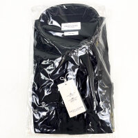 Profuomo PP2H00010D Hemd Two-Ply Twill Schwarz Größe 43 Herren