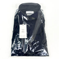 Profuomo PP2H00010C Two-Ply Twill Shirt Dark Blue Size 37 Mens