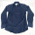 Profuomo PP2H00010C Two-Ply Twill Shirt Dark Blue Size 37 Mens