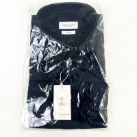 Profuomo PP2H00010C Two-Ply Twill Shirt Mens Size 43 Dark Blue