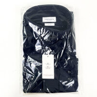 Profuomo Two-Ply Twill Shirt Mens Size 44 Dark Blue PP2H00010C