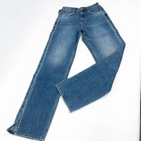 Ksubi WFA25DJ004 Jeans Playback Texas Blue Studded Womens...