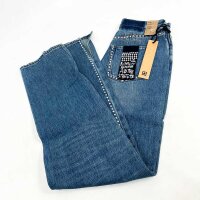 Ksubi WFA25DJ004 Jeans Playback Texas Blue Studded Womens Size 27 Blue