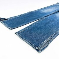 Ksubi WFA25DJ004 Jeans Playback Texas Blue Studded Womens Size 27 Blue