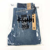 Ksubi WFA25DJ004 Jeans Playback Texas Blue Studded Womens Size 27 Blue