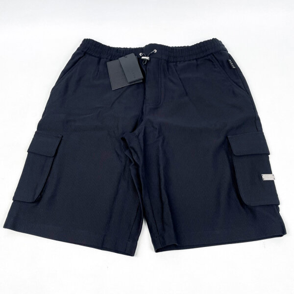 Philipp Plein Racing Club Cargo Shorts, Size XL, Mens, Black, SAEC-MRT1461-PTE004N_02