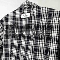 Philipp Plein Gothic Plein Military-Overshirt, Größe 3XL, Herren, Schwarz, SAEC-MRP2358-PTE003N_02