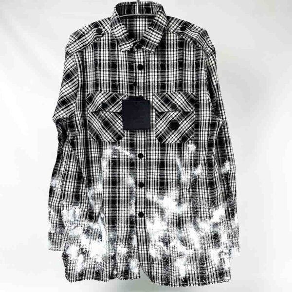 Philipp Plein Gothic Plein Military-Overshirt, Größe 4XL, Herren, Schwarz, SAEC-MRP2358-PTE003N_02
