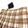 Philipp Plein SAEC-WRV0609-PTE004N Mini Skirt, Checked Pleated, Flame, Rose/Brown, Size XL, Womens