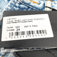 Philipp Plein SAEC-WDT2752-PDE004N Denim Skater Fit Jeans Flame Womens Size 24