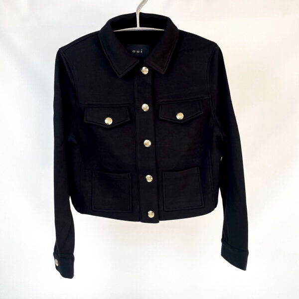 Oui 92834 Jacket Womens Black Size 40