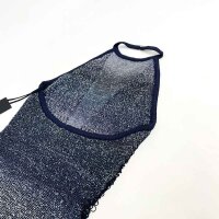 Philipp Plein SAEC-WKG0426-PKN002N Sequins Mini Dress Multicutting Blue XL Women