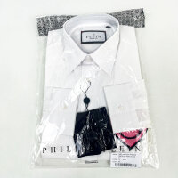 Philipp Plein Sugar Daddy LS Patches Shirt, Size S, Mens, White, SAEC-MRP2341-PTE004N_01