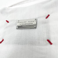 Philipp Plein SAEC-MRP2341-PTE004N_01 Sugar Daddy LS Patches Shirt Size M Mens White
