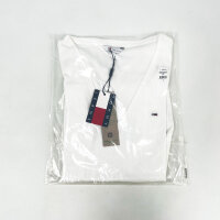 Tommy Jeans DW0DW17385-YBR T-Shirt Essential Rib V XS Damen Weiß