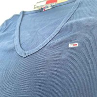 Tommy Jeans, DW0DW17385-C1G, Essential Rib V T-Shirt,...