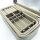 Pandora Kleine Schmuckbox,Textil, Grau, 20 x 8.5 x 10.1 cm, A012