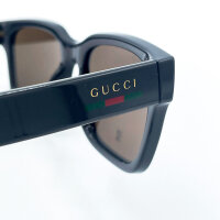 GUCCI GG1857S 003 Sonnenbrille Glas 55 mm Steg 20 mm Bügel 145 mm Herren Grau Braun