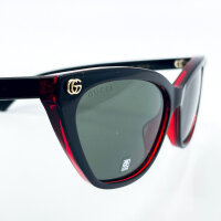 GUCCI GG1815S 003 Sonnenbrille, Glas 58 mm, Steg 15 mm, Bügel 140 mm, Damen, Schwarz/Rot/Grau