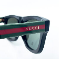 GUCCI GG1991S 001 Sunglasses, Lens 52 mm, Bridge 21 mm, Temples 145 mm, Mens, Black/Grey