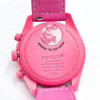 Omega x Swatch MoonSwatch SO33P700 Armbanduhr Mission to the Pink Moonphase, Unisex, Rosa