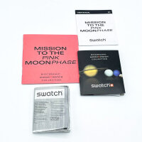 Omega x Swatch MoonSwatch SO33P700 Armbanduhr Mission to the Pink Moonphase, Unisex, Rosa
