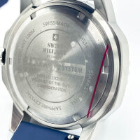 Swiss Military by Chrono SMS34102.04 Solar-Sportuhr, 43 mm, Herren, Blau/Silber