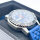 Swiss Military by Chrono SMS34102.04 Solar-Sportuhr, 43 mm, Herren, Blau/Silber