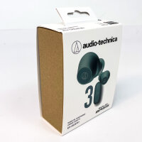 Audio-Technica ATH-CKS30TW+, kabellose In-Ear-Kopfhörer, Bluetooth 5.1, Noise Cancelling, Grün