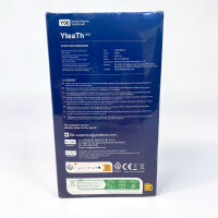 YteaTh Pro Y06W, rotierende E-Zahnbürste, 10 Köpfe, 2 Reiseetuis, 5 Modi, IPX7, 1800 mAh, 2er-Pack, Schwarz-Pink, Y06W-BPK-2