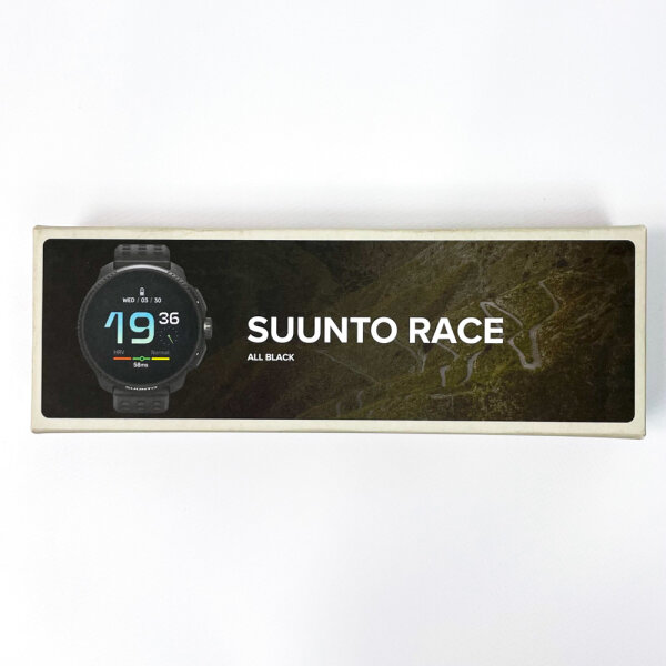 Suunto Race All Black, OW224, GPS-Sportuhr, Schwarz, 1,43 Zoll AMOLED, 49 mm, 466 × 466 Pixel, Bluetooth, SS050929000