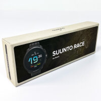 Suunto Race All Black, OW224, GPS-Sportuhr, Schwarz, 1,43 Zoll AMOLED, 49 mm, 466 × 466 Pixel, Bluetooth, SS050929000
