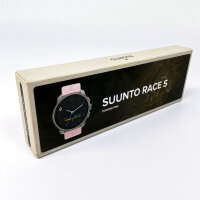SUUNTO Race S Powder Pink, Laufuhr, Dual-GPS, Breite 22 mm, Länge 175 m, HRV/Schlaf, AI-Trainingsplan, Offline-Karten, 50 m wasserdicht, SS051018000