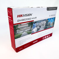 Hikvision DS-7604NI-Q1/4P, Network Video Recorder, 4K, 4-Channel PoE, H.265, HDMI/VGA, Gigabit LAN