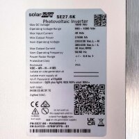 SolarEdge SE27.6K, three-phase photovoltaic inverter, 27,600 VA, IP65, SE27.6K-RW00IBNM4