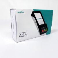 Wallee PAX A35, POS payment terminal, white-black