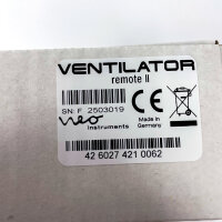 Neo Instruments Ventilator Remote II, Fernbedienung, inkl. 1,5 m TRS-Kabel