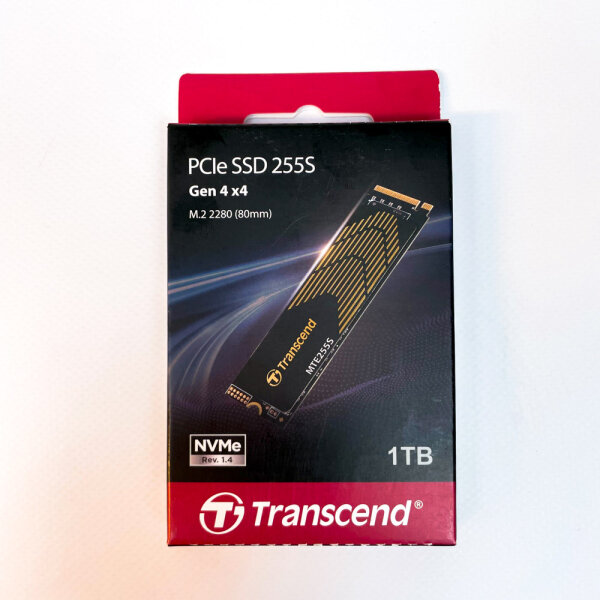 Transcend SSD, 1 TB, M.2 2280, PCIe Gen 4 x4, NVMe 1.4, TS1TMTE255S