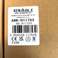 Kenable HDMI 2.1 AOC Aktivkabel, 10 m, 8K 60 Hz, 4K 120 Hz, HDR, 48 Gbit/s, Slim, A8K-011753