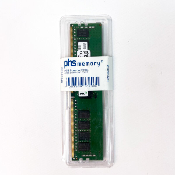 PHS-memory, 8 GB RAM, DDR4, Asus Z10PA-U8/10G-2S, SP245349