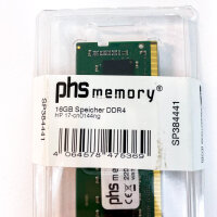 PHS-memory, 16 GB RAM, DDR4 SO-DIMM, kompatibel mit HP 17-cn0144ng, SP384441