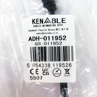 KENABLE, ADH-011952, CCTV network cable, DisplayPort 1.2 to HDMI, 4K 60 Hz, 15 cm, Black