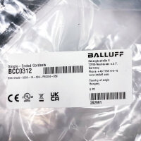 BALLUFF BCC0312, single-ended sensor cable, (pack of 5) BCC M425-0000-1A-004-PX0334-050
